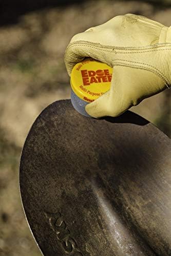 Smith’s 50910 Edge Eater Sharpening Stone – Coarse Grit – Lawn & Garden Tools – Axes, Machetes, Mower Blades, Clippers, Shovels – Handheld Sharpening Puck