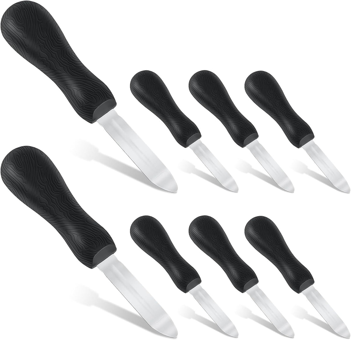 Oyster Shucking Knife - 2 Pack Professional Oyster Knife for All Kinds of Shells & Oysters, Durable Oyster Shucker Tools for Home & Restaurant Use