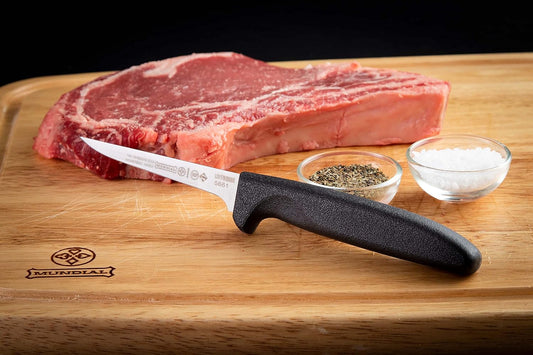 5600 Series 3.625-Inch Boning Knife – Precision Cutting Tool for Removing Bones from Poultry, Meat, and Fish – Vented Blade for Improved Performance