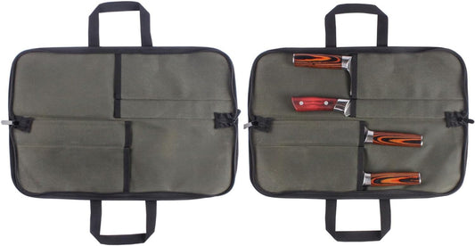 Roll Bag, Durable Sheath Holder, Portable Wrap, Professional Chef Bag, Cooks & Culinary Tools Carrying Storage Case,Travel Friendly Gift for Men & Women