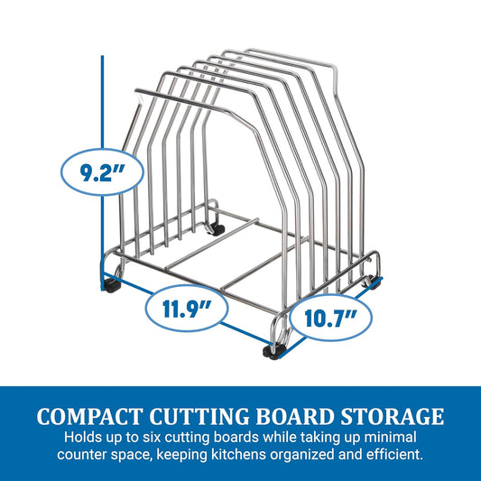 Cutting Board Rack,10.7 in L,11.02 in H KLRST - 1 Each