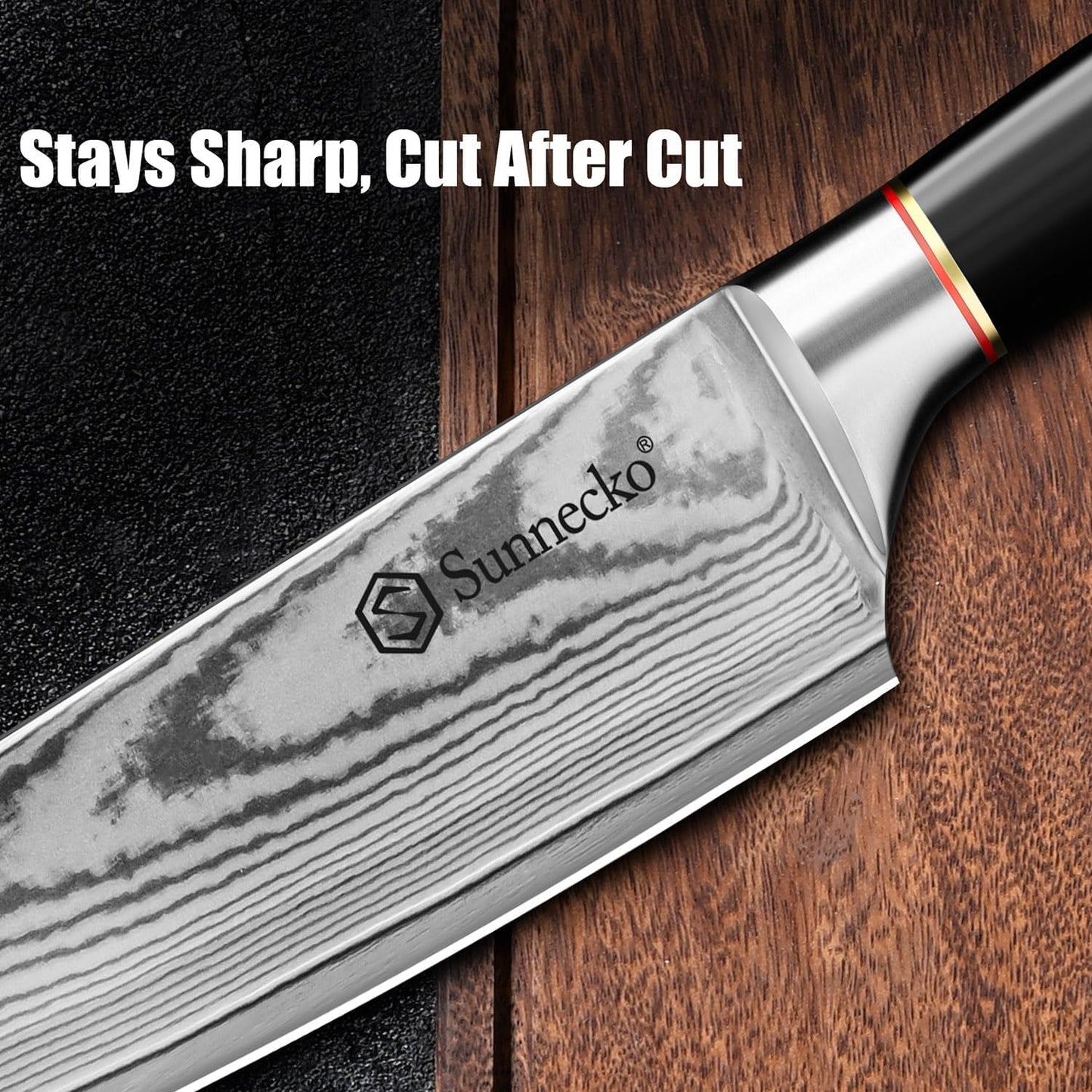 Damascus Paring Knife,Japanese VG10 Core Steel Damascus Fruit Knife,Professional Razor Sharp Small Kitchen Knives with Knives Sharpner