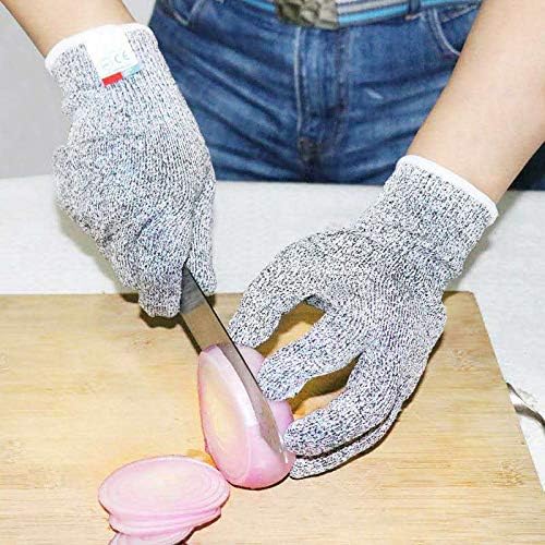 Cut Resistant Glove - High Performance Level 5 Protection for Kitchen Cutting, Food Grade Safety Gloves for Cutting (Small, 1 Pair Stand Glove)