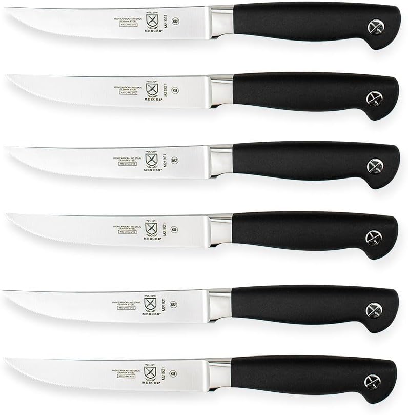Genesis Steak Knife Set | Plain Edge, High Carbon, 5-Inch