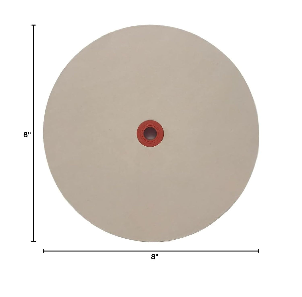8 in Leather Honing Stropping Wheel Includes Premium White Buffing Compound Made in USA Super Strop Premium Wheel Strops fits 1/2", 5/8" and 3/4" Arbors