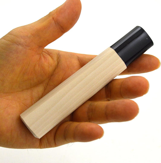 Knife Handle Japanese Repair Replacement for Nakiri Natural Wood | You can replace the handle of a dirty or broken Nakiri knife after using it for many years