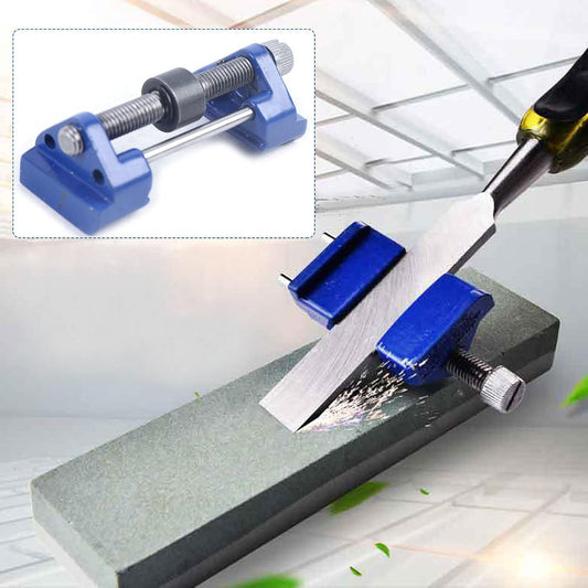 Metal Honing Guide Jig Fixed Angle Holder for Chisels Plane Irons 3.94 Inch Sharpening Tool with Non-Slip Base