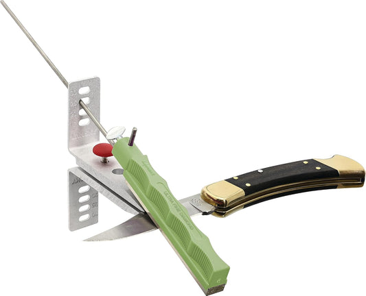 Diamond Sharpening System: Deluxe 5-Stone Diamond Knife Sharpening Kit with Ultra-Fine Hone & Brush – LKDMD5