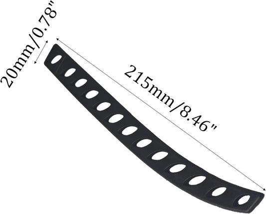 8PCS 8.5" Universal Knife Edge Guards, Kitchen Blade Protector Sleeves for Safe Storage and Transport (Curved Type)