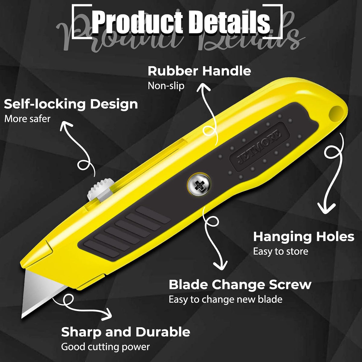 Box Cutter, Pink Utility Knife, Razor Knife, Box Opener