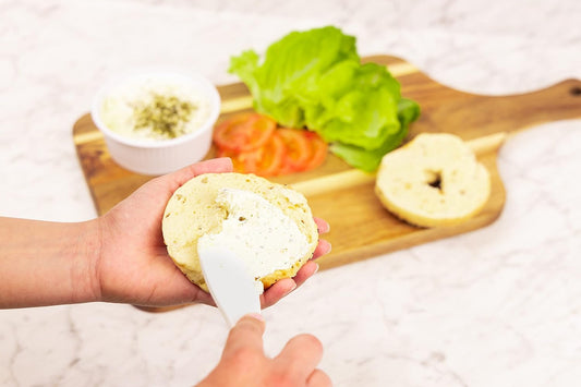 Multi Purpose Spreaders | Versatile Butter Knife for Soft Cheese or Frosting | Safe for Kids | BPA-Free and Dishwasher-Safe | Set of 2 Spreaders Each | Made in Sweden | Purple