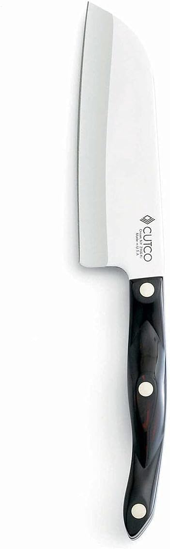 Model 2166 Petite Santoku Knife 5.6" High Carbon Stainless Straight Edge Blade 5.1" Classic Brown Handle (sometimes Called "black") In Factory-sealed Plastic Bag.