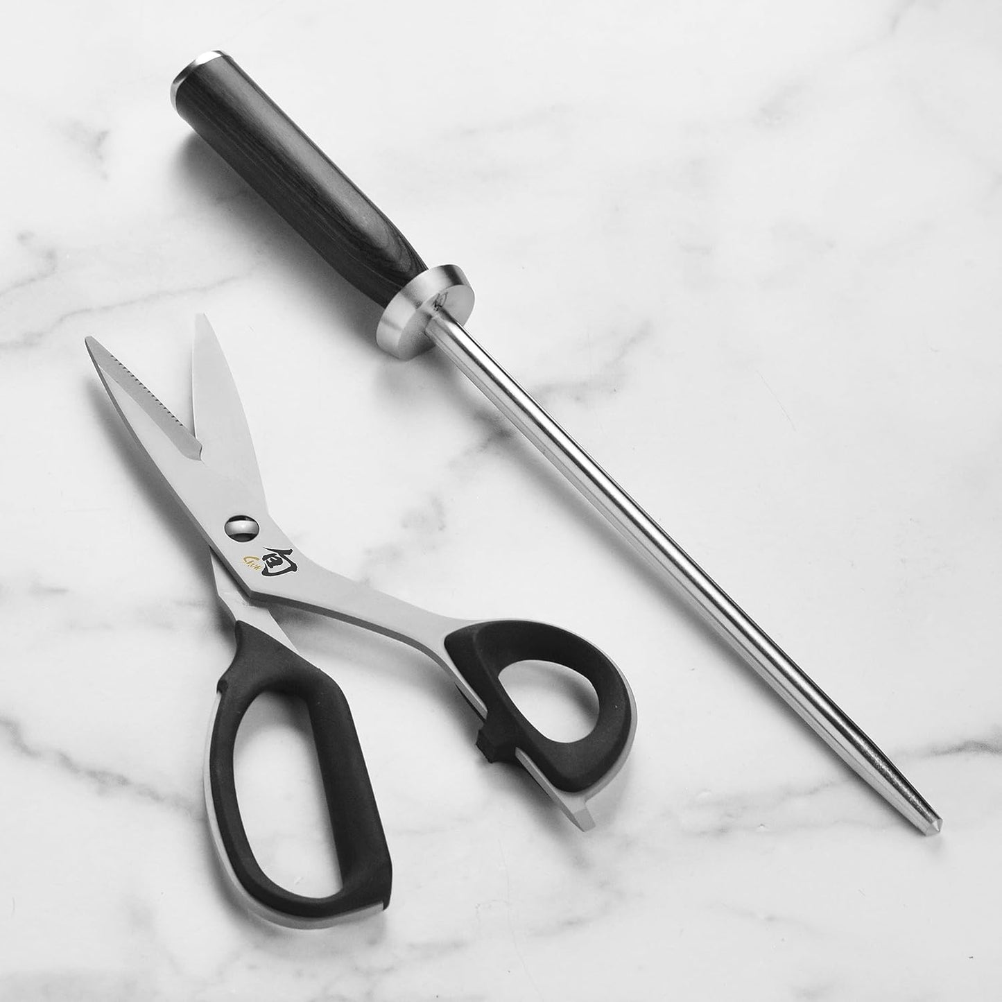 Classic 23 Piece Block Set | Includes 8" Chef, 7" Santoku, 5" Nakiri, 6" Utility, Bird's Beak & More, Damascus Stainless Steel Cladding, Pakkawood Handle
