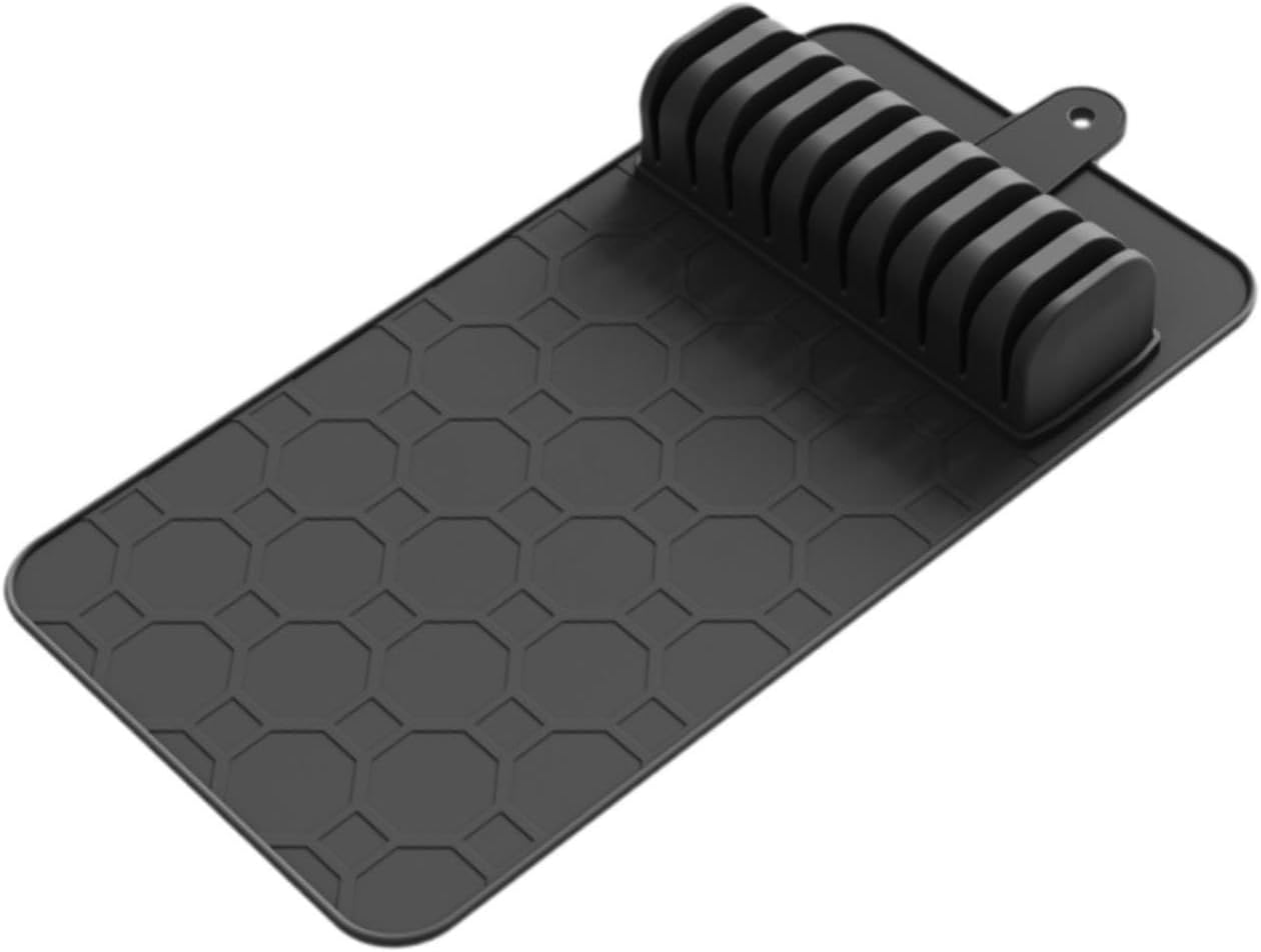 Knife Block, Knife Rack, Space- for Storing Knives in Kitchen Drawers, Black