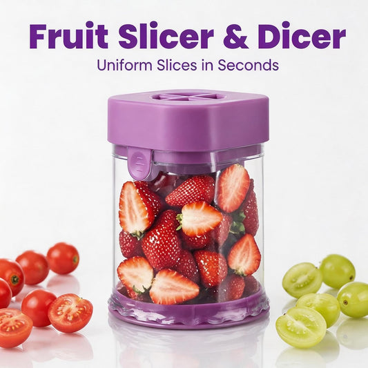 Grape Cutter for Toddlers Baby-Led Weaning, Pink | One Press Fruit Slicer Cup, 304 Stainless Steel Blades, Quarters Grapes Strawberries Cherry Tomatoes into 4 Pieces