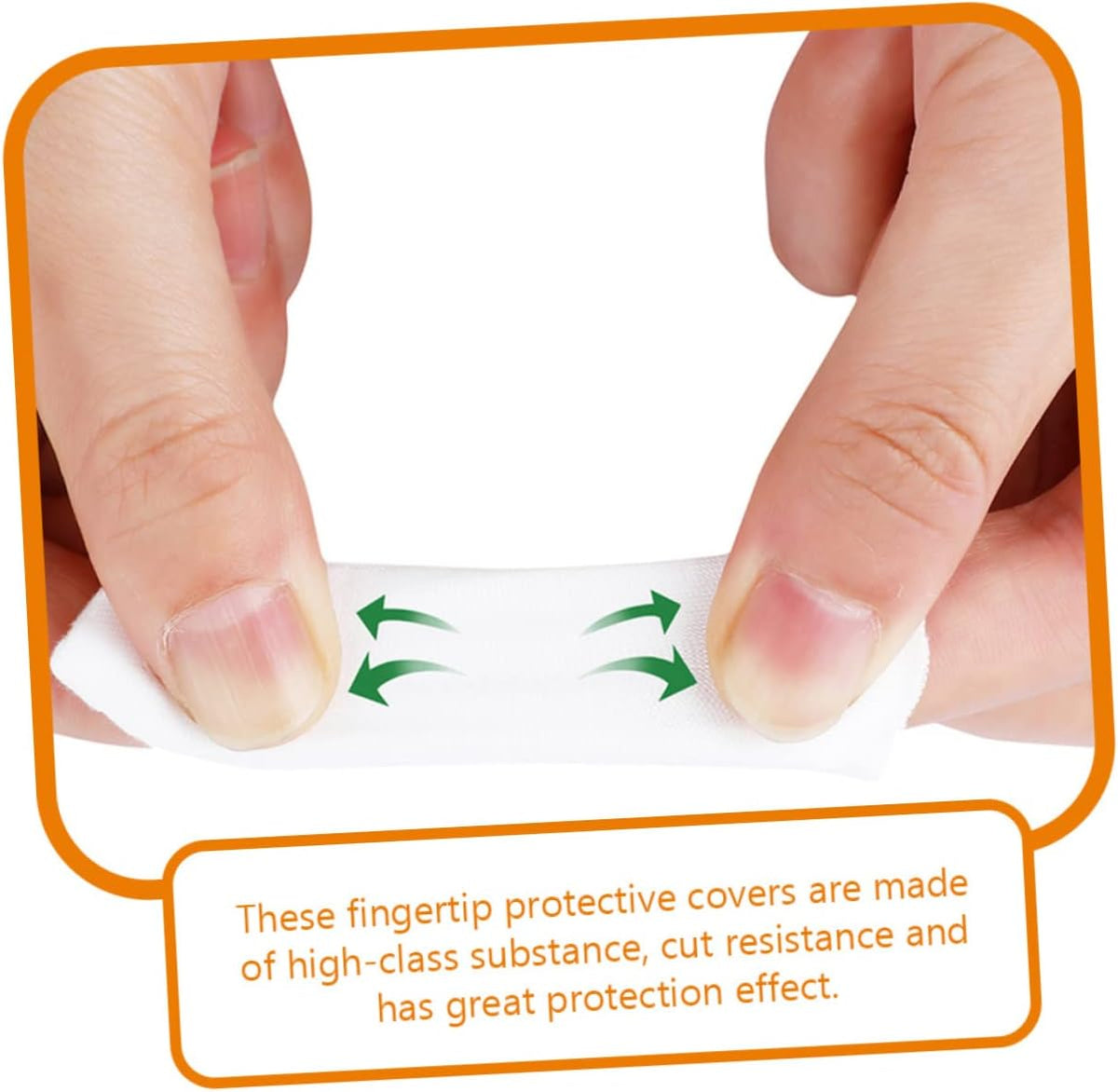 200pcs Cut Resistant Slip Finger Cots Reusable Guard Sleeves for Kitchen Gardening Sculpture Professional Work Protection