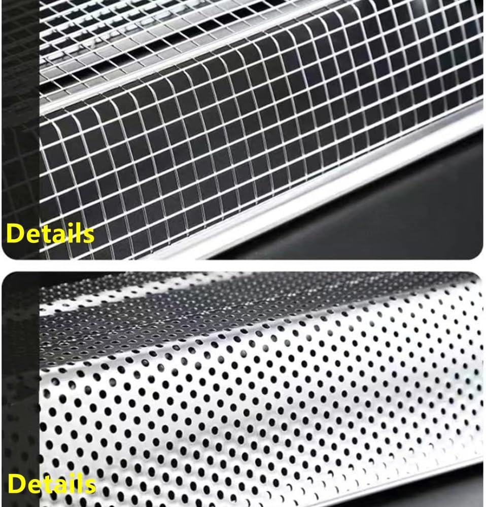Kitchen Drawer Organizer, 12 Inch Dishwasher Silverware Cutlery Basket, 2 Pack Mesh Stainless Steel Flatware Drawer Organizer, Countertop Utensil Cutlery Tray, Spoon Knife Fork Organizers Box