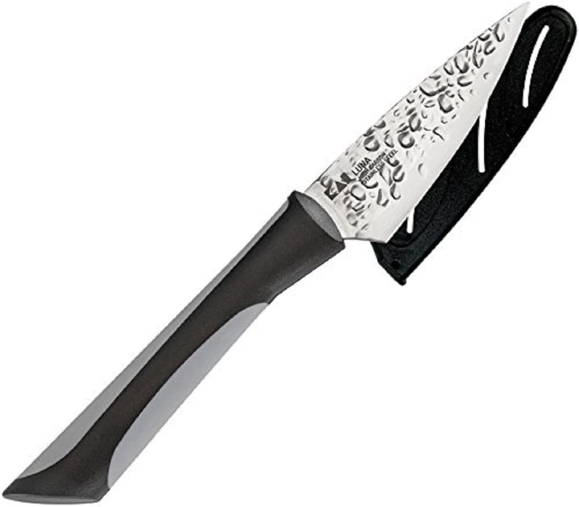 Kai PRO Luna Paring Knife 3.5", Small, Nimble Cooking Knife for Peeling, Coring, Trimming and More, Precise Cutting Knife, Hand-Sharpened Japanese Kitchen Knife