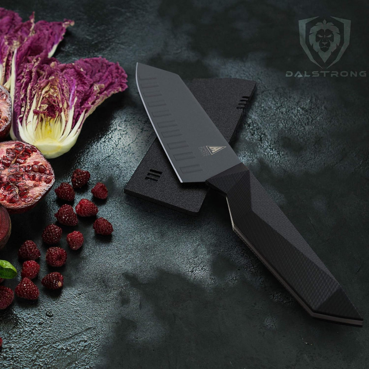 7" Santoku Knife - Titanium Nitride Coated