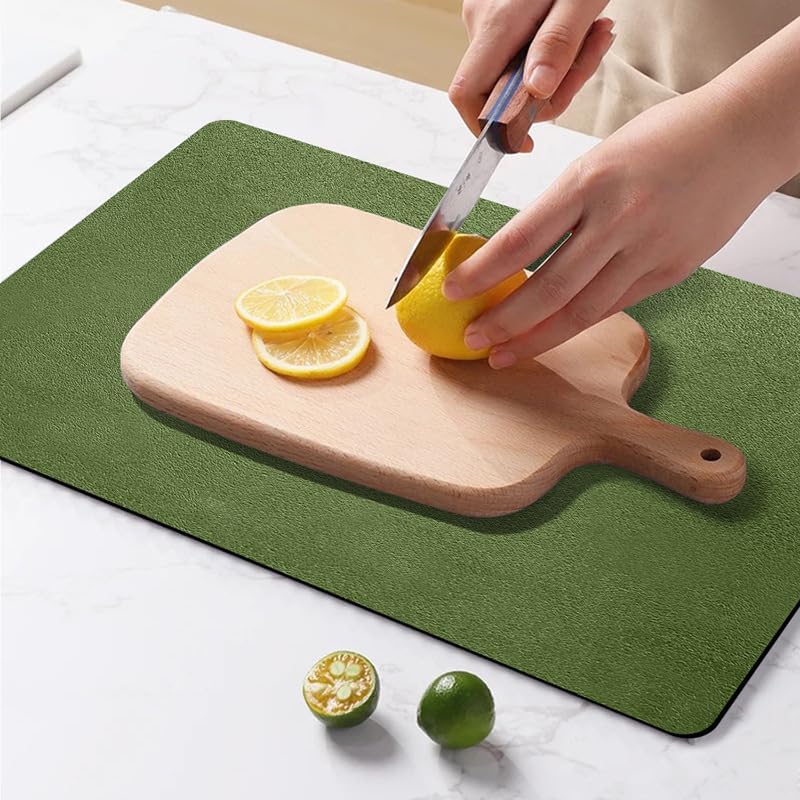 20” x 15.75” Non-Adhesive Non-Slip Cutting Board Mat, Multi-Purpose Non-Slip Pad for Chefs & Home Cooks, Grip Mat Under Kitchen Cutting Boards, Drawer Liners,4mm thick (Gray)