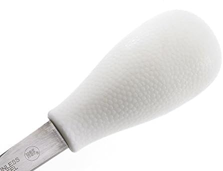 Boston Style Oyster Knife with Poly Handle, 3 Inch, White