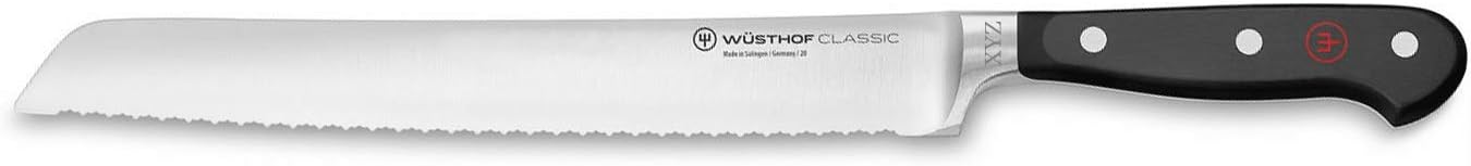 WÜSTHOF Classic 9" Bread Knife, Silver