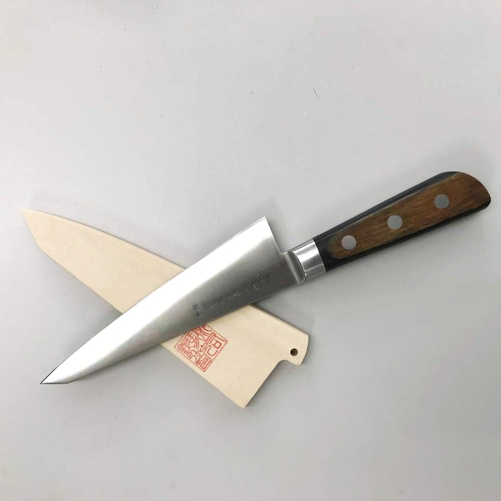 Yoshihiro Hi-Carbon Japan Steel(SK-4), HGB Series Japanese Chef's Sabaki Boning Knife 150mm/5.9" with a scabbard