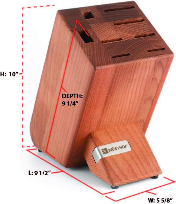 Wusthof 8-Slot Thermo Walnut Knife Block