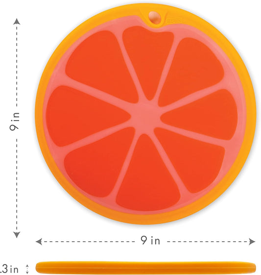 Citrus Slice Cutting Board/Serving Board 9 inches, Grapefruit