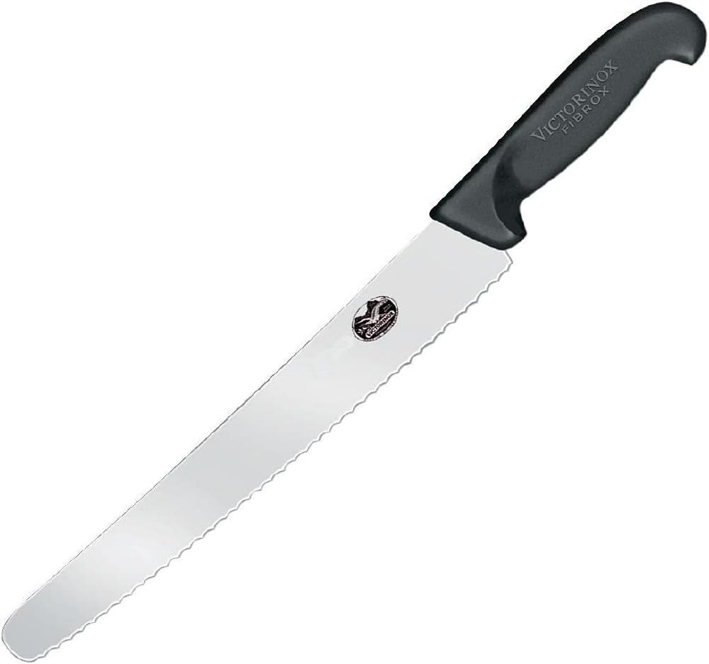 Swiss Army 10-1/4" Serrated Bread Knife with Fibrox Handle