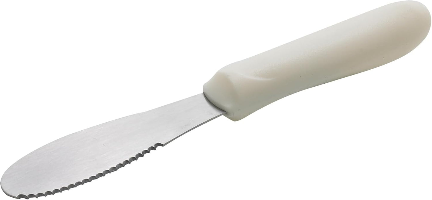 Sandwich Spreader, White PP Hdl, 3-5/8" x 1-1/4" Blade