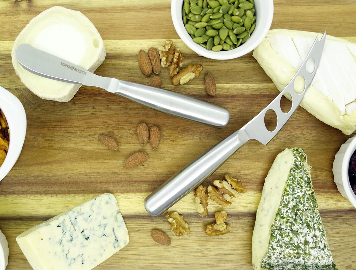 TopKnife 4-Pc All Cheese Knife Set - Gift Box Included