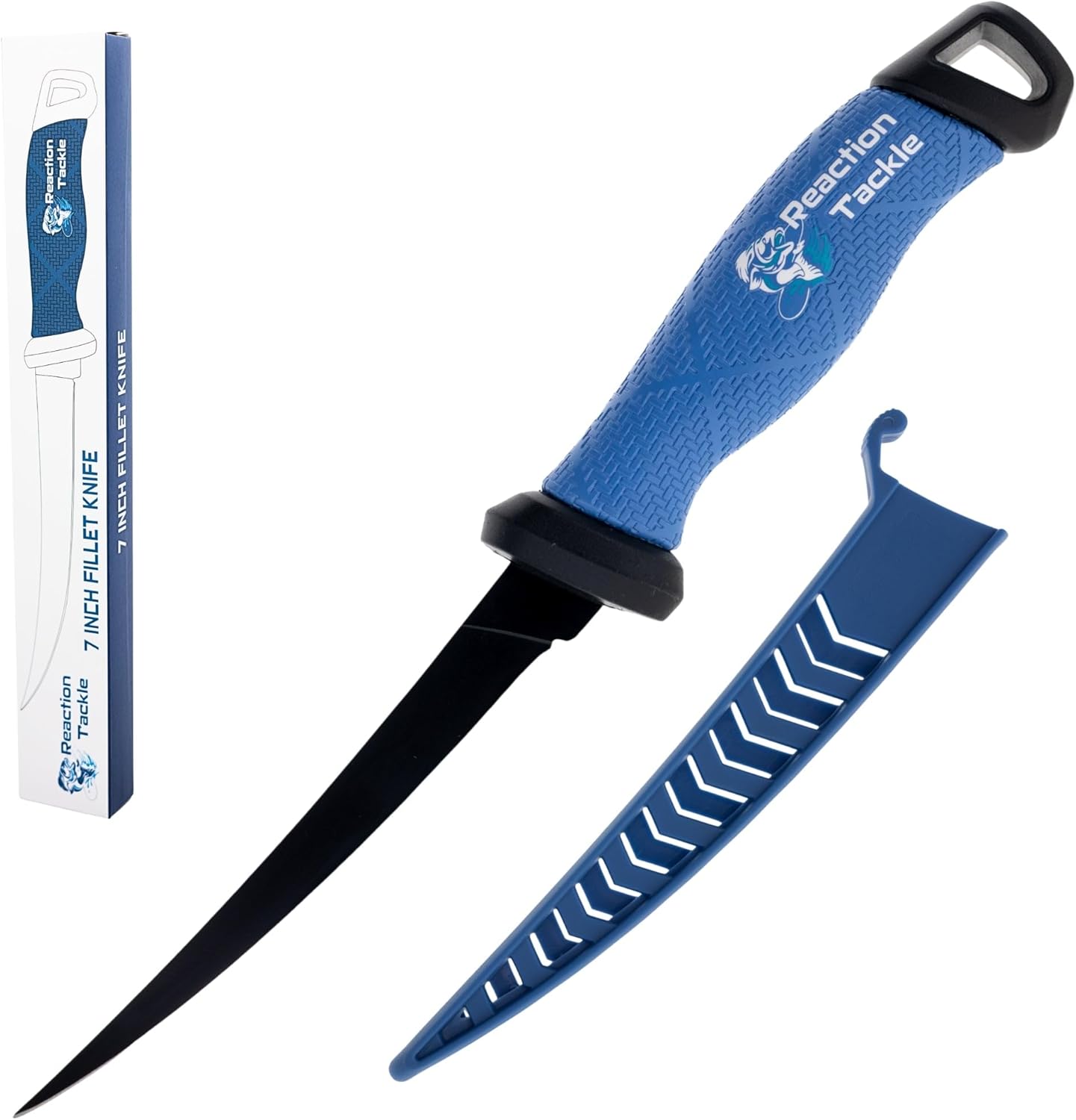 Fishing Knife, High Performance Stainless Steel Blade with Non-Slip Grip Handle and Protective Sheath for Freshwater and Saltwater Fishing, 9 Inch Fillet Knife