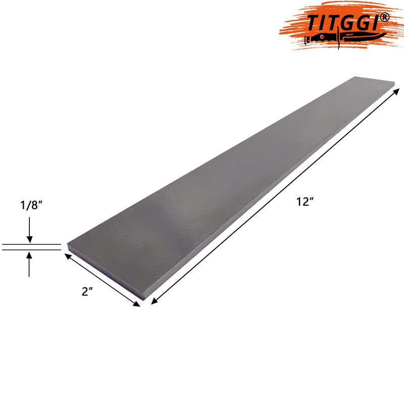 5 Pack 1095 Steel Flat Bar for Knife Making, 12"x1.5"x0.12" | Annealed Cold Rolled Flat Stock, Smooth Finish for Cutting, Grinding and Shaping, Rust-Resistant Packaging