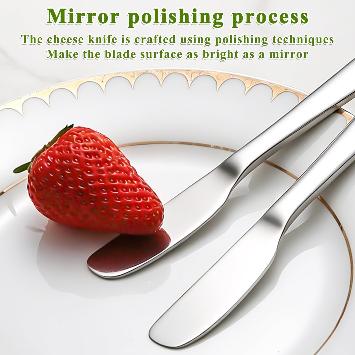 Stainless Steel Butter Knife, Butter Spreader, Butter Knives, Butter Spreader Knife for Kitchen Restaurant Party, Kitchen Gadgets, Set of 12