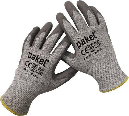 High Performance En388 CE Level 5 Cut Resistant Knit Wrist Gloves (Size 7 / Small)