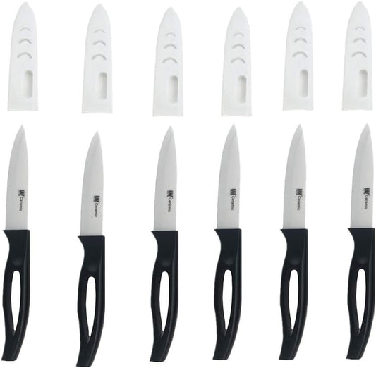 Kitchen Bar Ceramic Steak Knife Super Sharp Knifes 6pcs