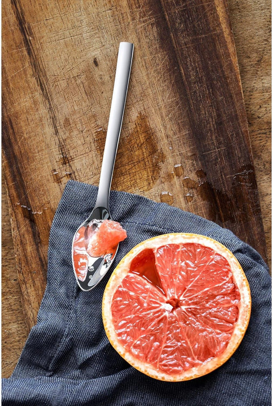 Grapefruit Knife and Spoon Set 2-Piece Nuova Cromargan Stainless Steel 18/10 Polished
