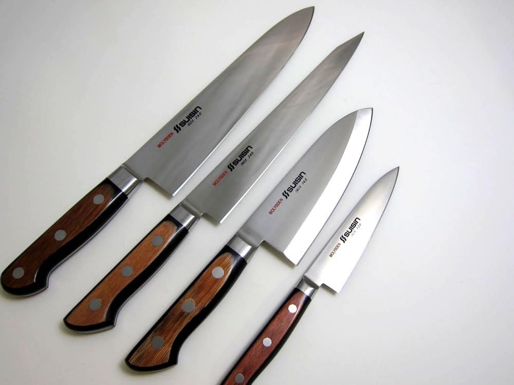 .com Suisin Inox Western-Style Knife Series, Genuine Sakai-Manufactured, Inox Steel 10.6" (270mm) Gyuto Knife