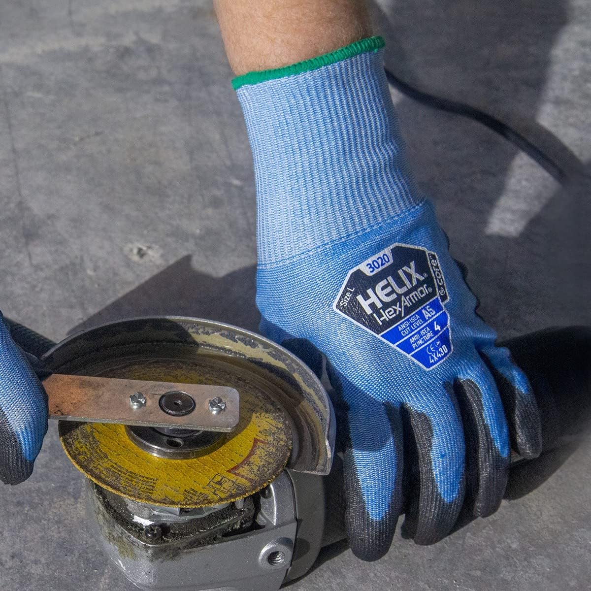 Cut-Resistant Polyurethane Palm Knit Work Gloves | Helix® Core 3020