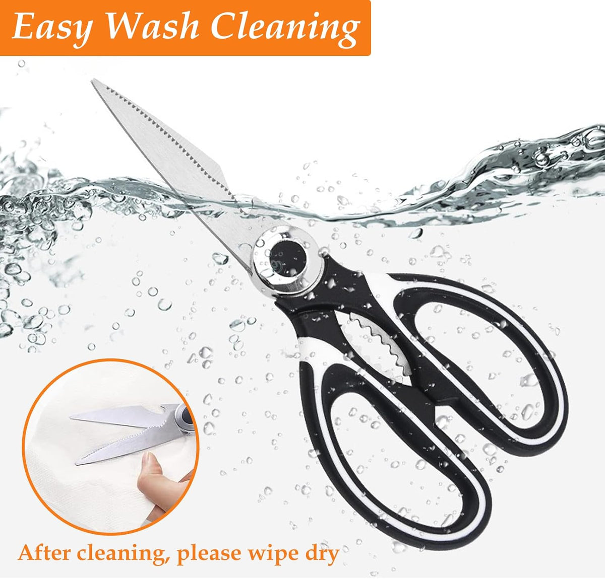 2 Pcs Multifunctional Garden Shears Flower Scissors | Premium Thickened Stainless Steel Gardening Floral Scissors Pruning Shears for Flower Bar Supplies Arrangement, Garden Tools