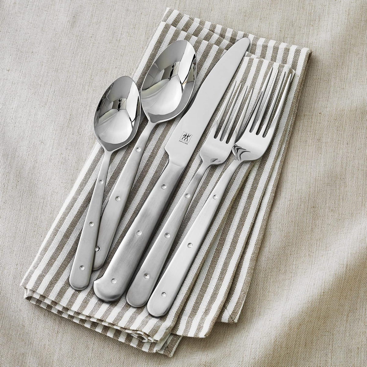 4-pc Serrated Mignon Steak Knife Set, Stainless Steel