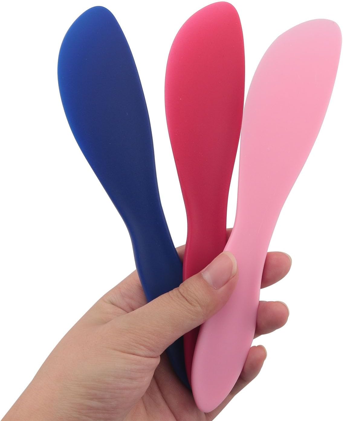 6PCS Pink Blue Plastic Butter Spreaders Plastic Butter Knife Spreader Kitchen Frosting Knives Multi Purpose Spreaders Butter Kitchen Tools for Soft Cheese, Butter, Bagels, Frosting, Icing