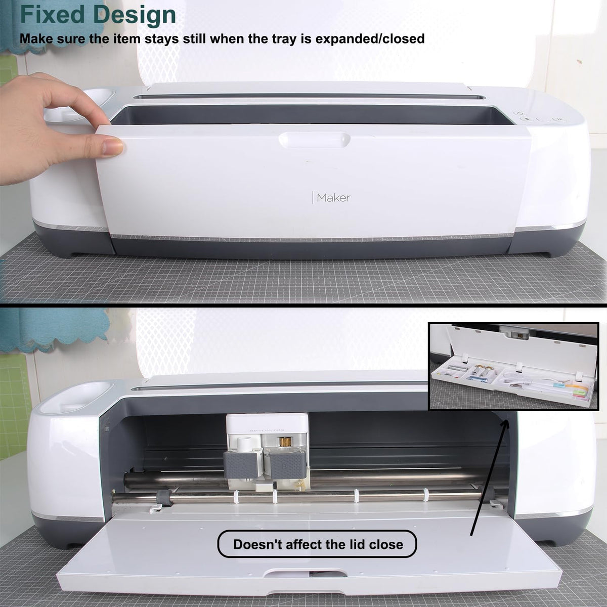 Tool Organizer Compatible with Cricut Maker 4,3 (Blade Mod) | Tool, Blade, Accessories Holder|Supplies Organizer|Organization and Storage