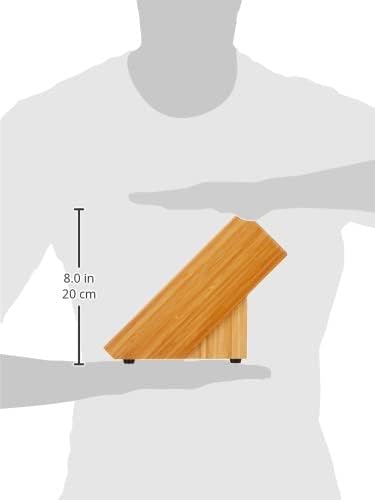 Knife Block, Bamboo | 24 × 11.5 × 19.5 cm, FSC® certified (C182665)