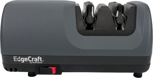 Electric Knife Sharpeners Diamond Hone with 100-Percent Diamond Abrasives and Precision Angle Guides for 15-Degree Straight-Edge and Serrated Knives, 2-Stage, Black