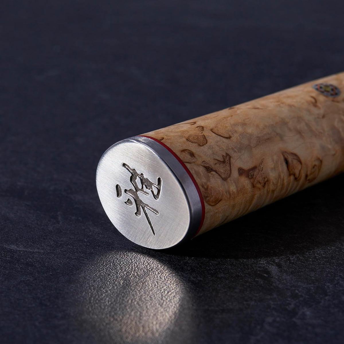 Miyabi Birchwood SG2 Japanese Chef's Knife, 8-inch, Chef's Kitchen Knife, Karelian Birch Handle, 100-layer flower Damascus pattern, Handcrafted in Seki, Japan