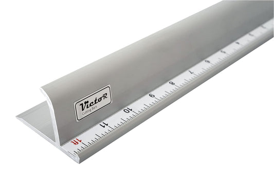 24-Inch Professional Aluminum Safety Ruler with Finger Guard Edge and Non-Slip Base – Precision Cutting Tool for Craft Projects – Durable Safety Ruler