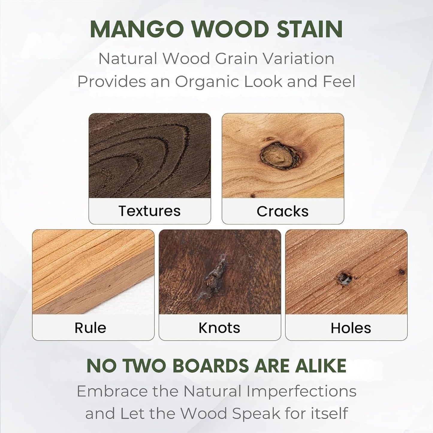 Store Indya Mango Wood Cutting Board for Kitchen, Natural, Set of 3