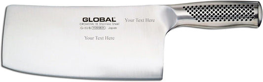 Global Kitchen-Knives Chop & Slice 7-3/4-Inch Chinese Chef's Knife/Cleaver, Stainless Steel